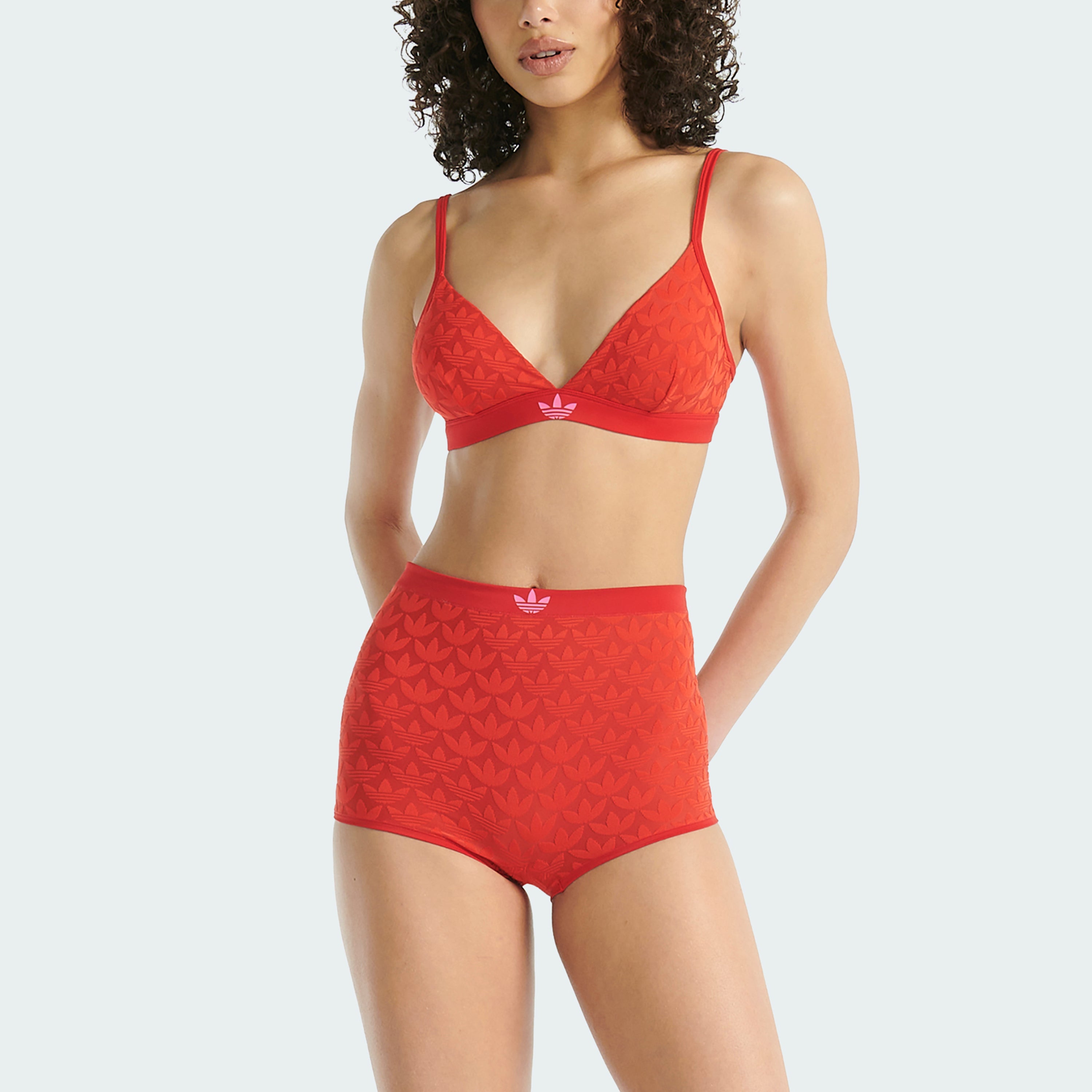 Buy Microterrot Monogram Triangle Bralette | adidas underwear