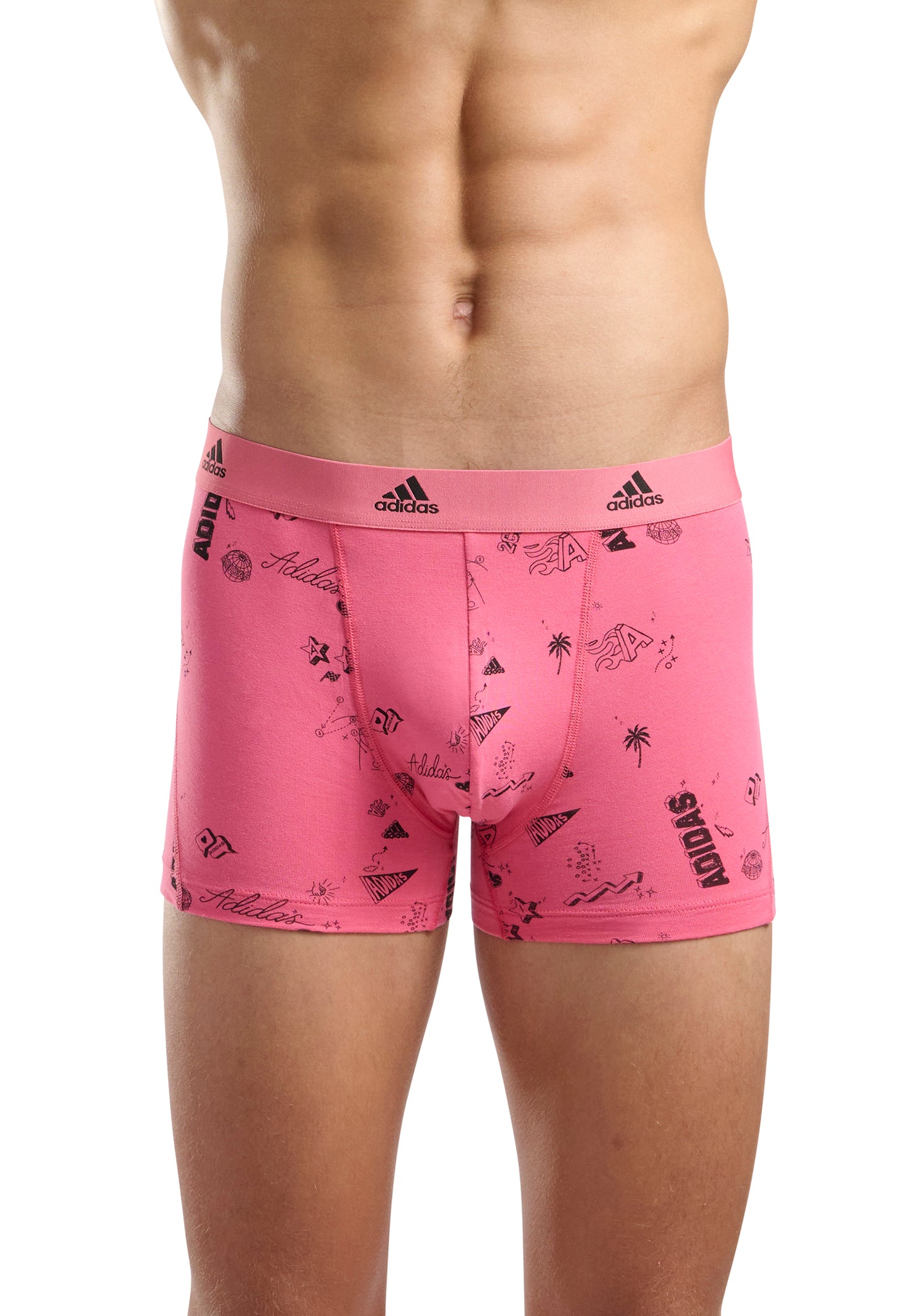 Black/Black/Brand Love Print Pink Fusion