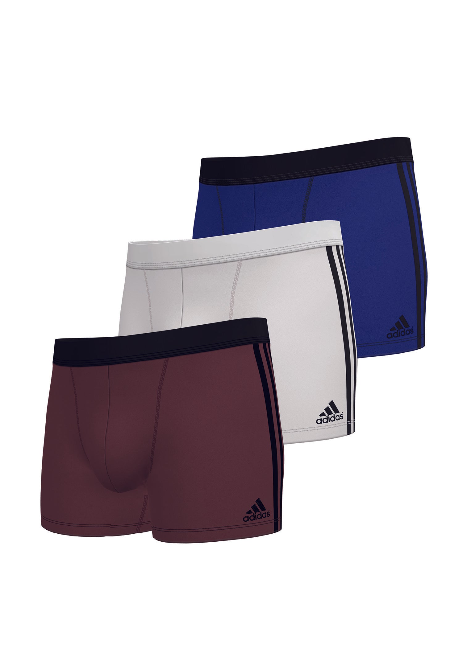 Adidas men's athletic stretch cotton sales trunk underwear