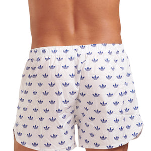 White Trefoil Print/Surf The Web Trefoil Print