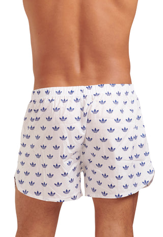 White Trefoil Print/Surf The Web Trefoil Print