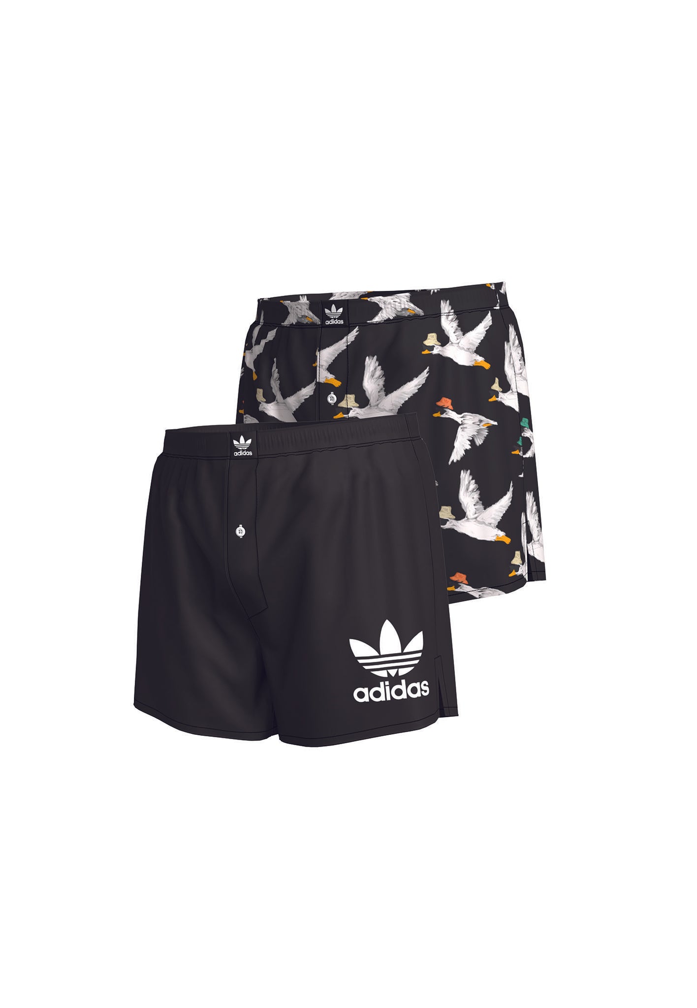 Goose Print Black/Black