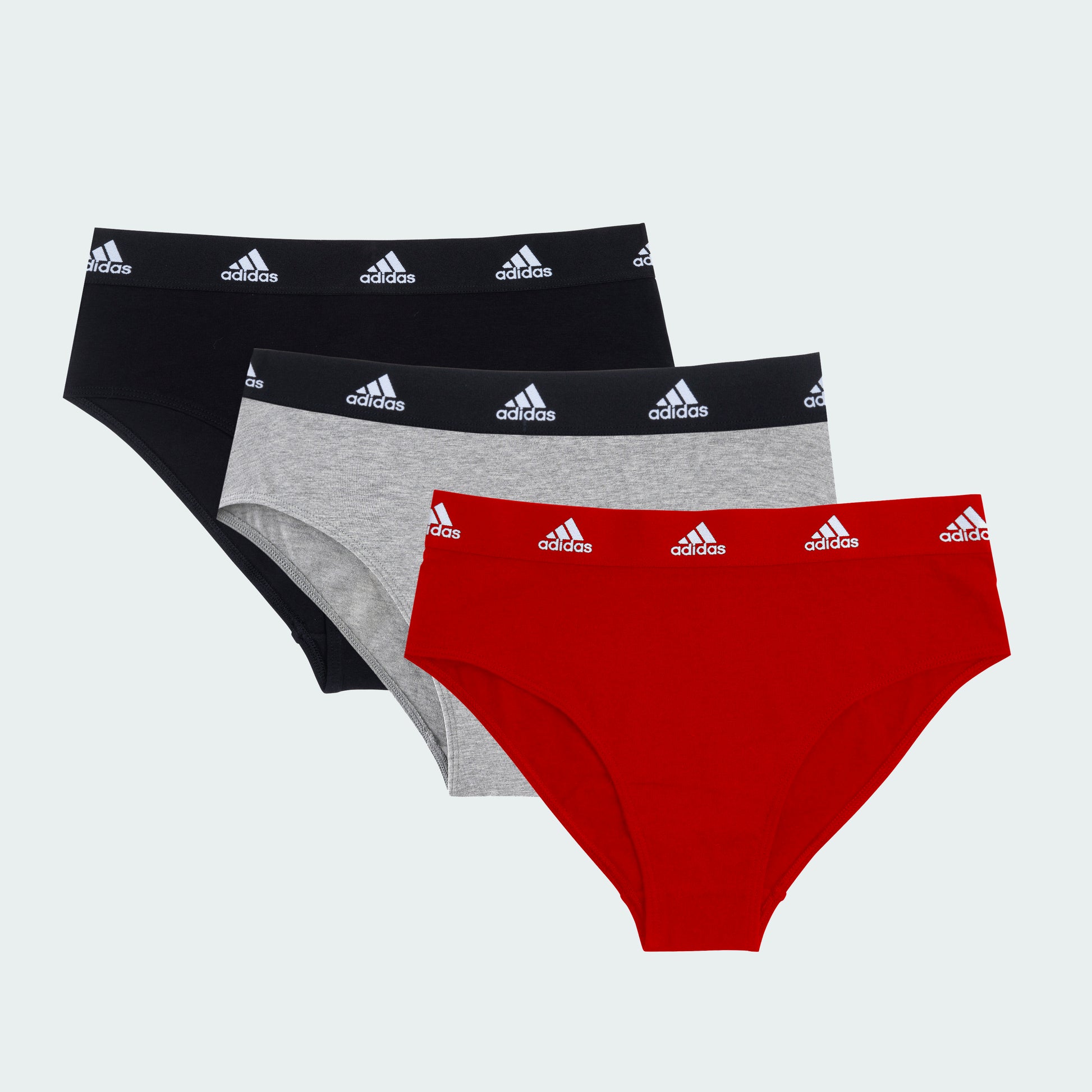 Black/Heather Grey/Vivid Red