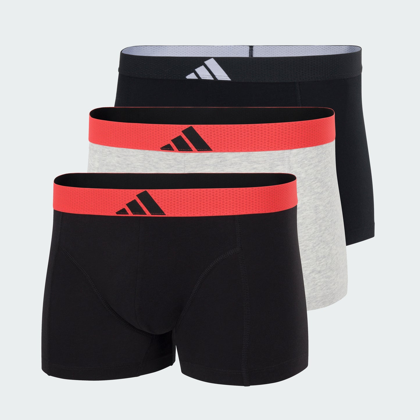 Black/Heather Grey/Coral