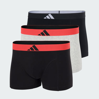 Black/Heather Grey/Coral