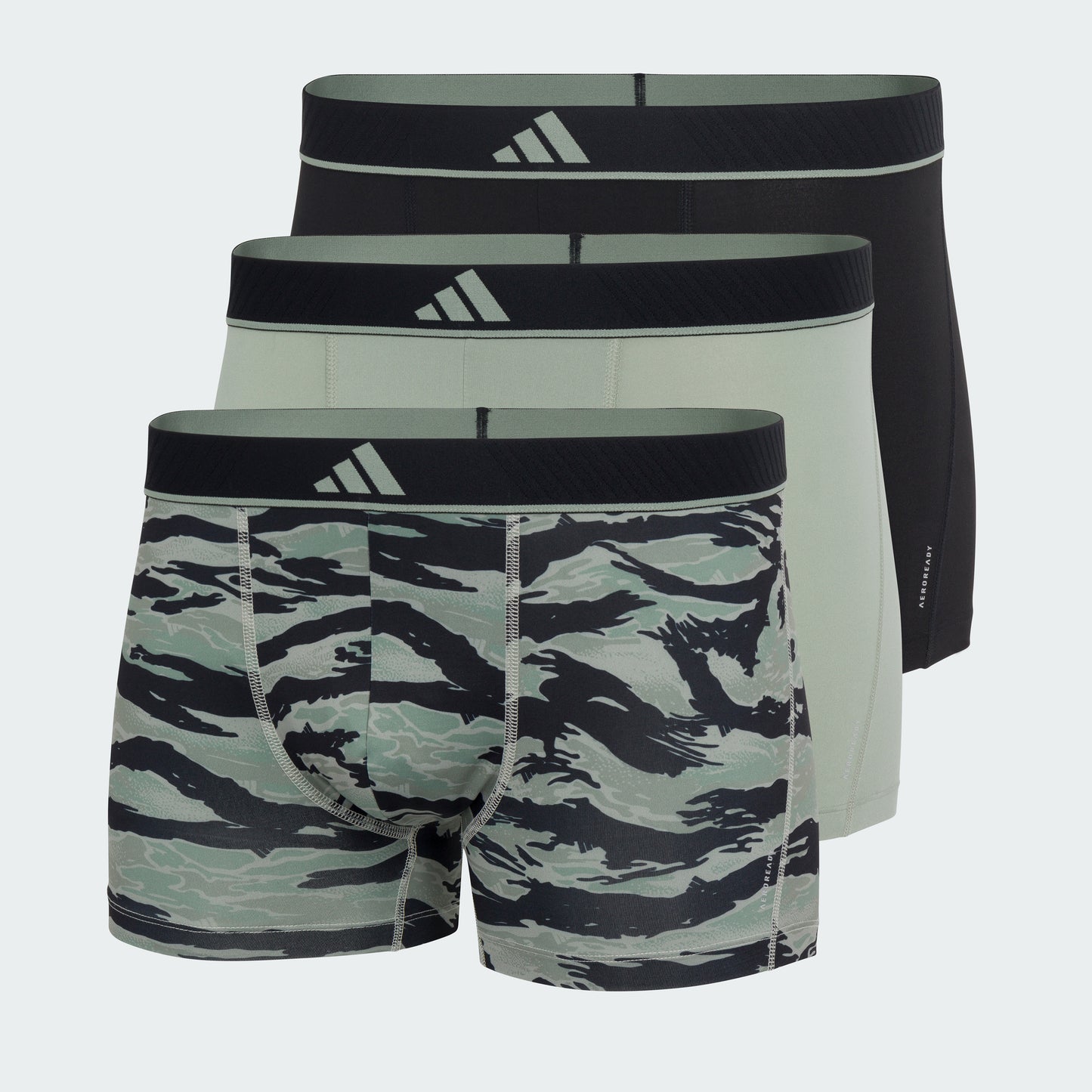 Black/Silver Green/Camo Print