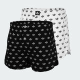 Black Trefoil Print/White Trefoil Print