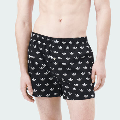 Black Trefoil Print/White Trefoil Print