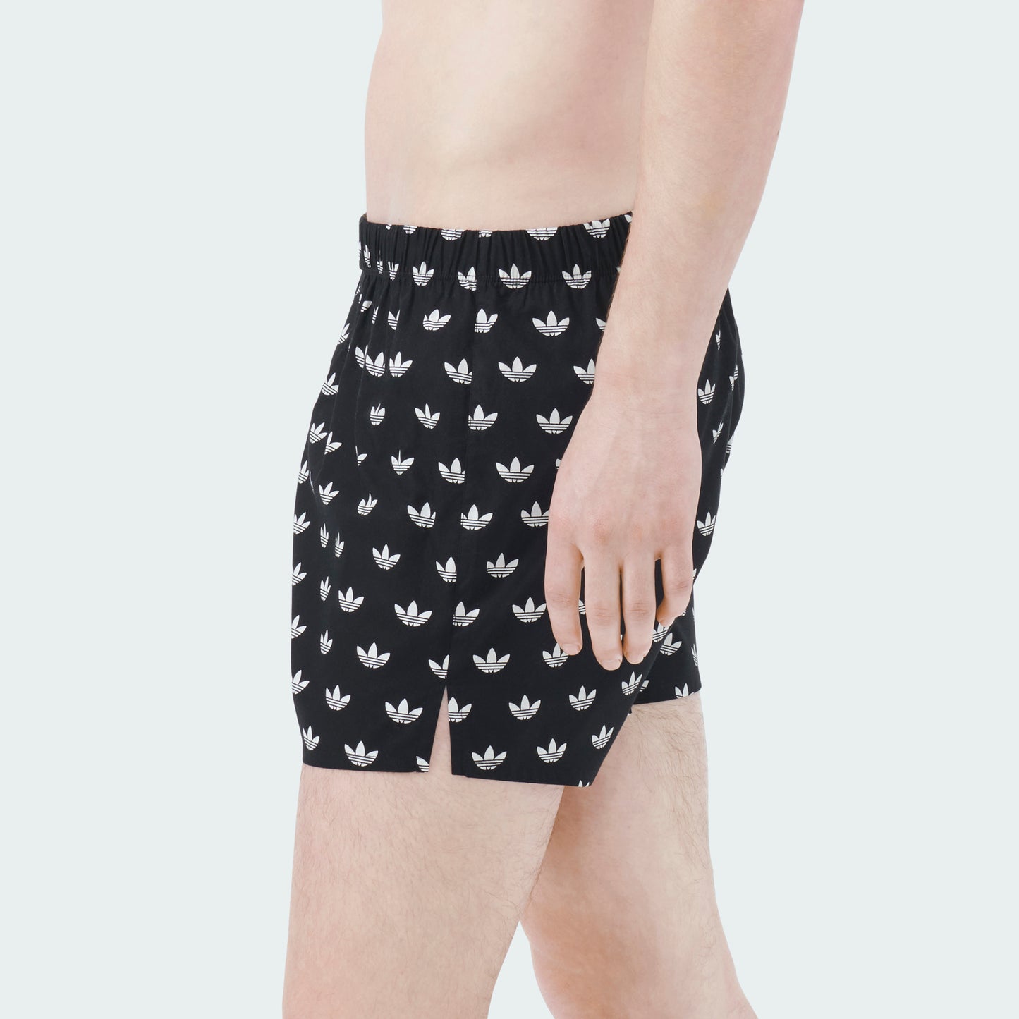 Black Trefoil Print/White Trefoil Print