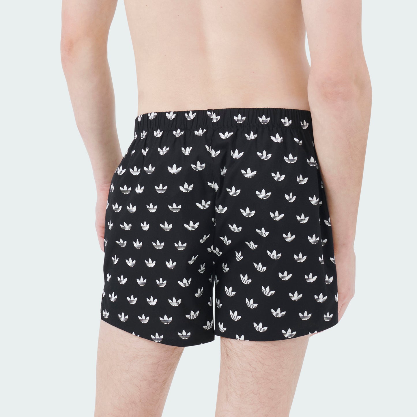 Black Trefoil Print/White Trefoil Print
