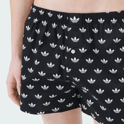 Black Trefoil Print/White Trefoil Print