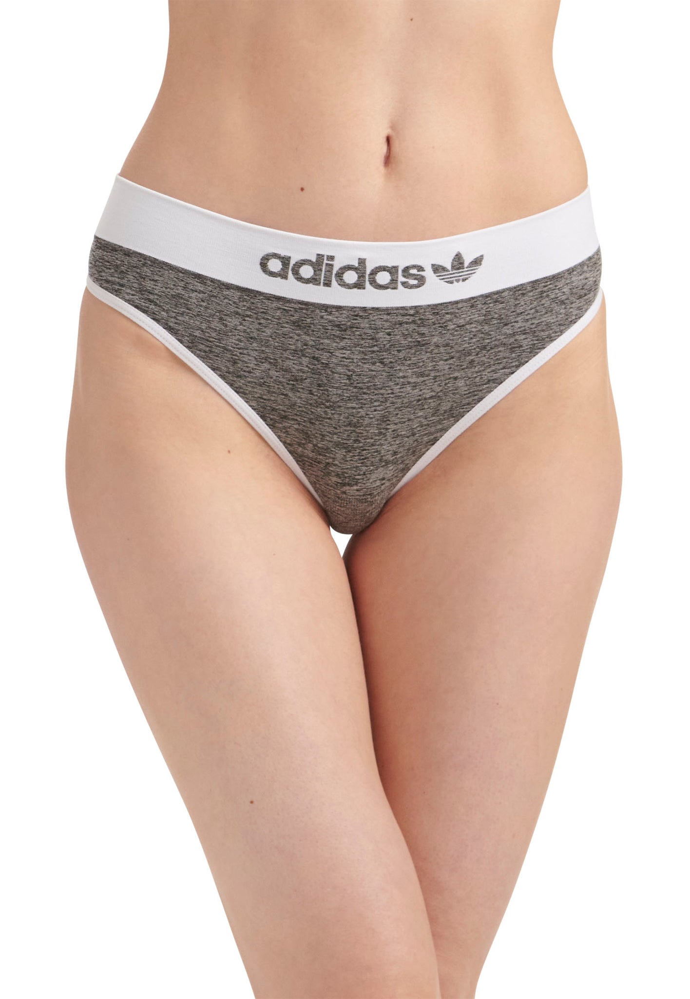 Grey Melange/White