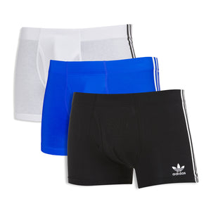 Black accent-stripe briefs 3-pack, Adidas Originals