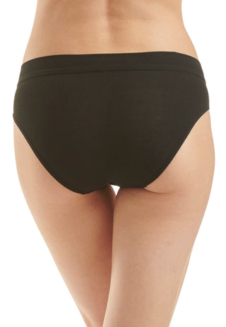 adidas Adicolor Flex Ribbed Cotton Bikini Pants - Black