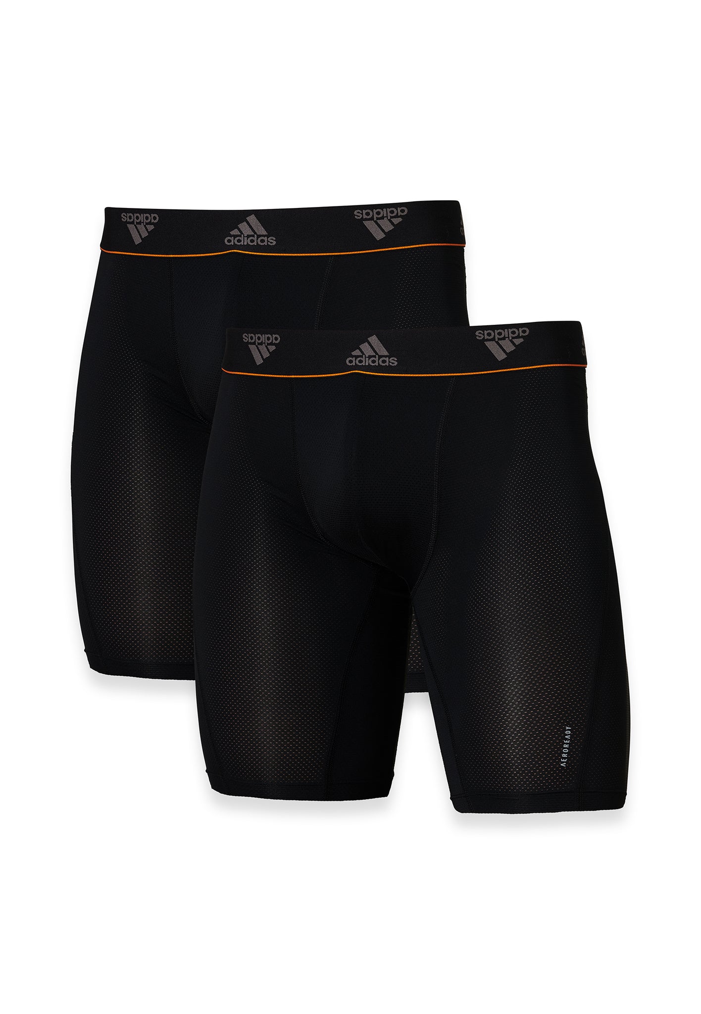 Buy adidas Mens Active Micro Flex Vented Two Pack Long Trunks Black