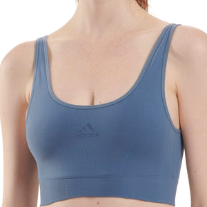 SEAMLESS MICRO STRETCH SCOOP LOUNGE BRA WITH REMOVABLE COOKIES